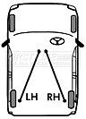 First line fkb3287 brake cable - line,