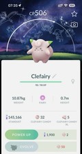 Shiny Clefairy Astronomical Observatory Special Background  - Pokémon Trade Go