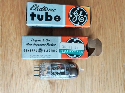 12by7a valve tube nos - nos, x2
