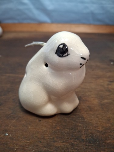 Vintage rabbit pomander pot - vintage,
