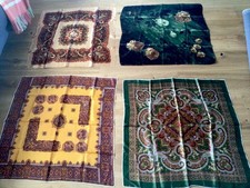 Job Lot x 4 Vintage Scarf Hand