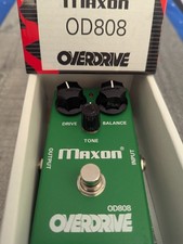 Maxon OD808 Tube Screamer Overdrive Effect Pedal MIJ- Immaculate Boxed - OFFERS!