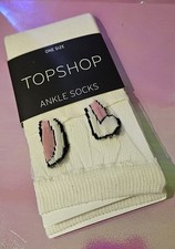 Topshop white bunny Socks