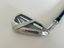 LEFT HANDED TAYLORMADE SIM MAX OS 4 IRON REGULAR FLEX GRAPHITE SHAFT