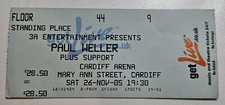 Original Paul Weller ticket -