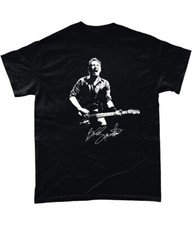 Bruce Springsteen Autograph T Shirt Born To Run