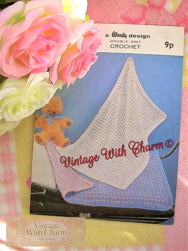 Vintage crochet pattern - crochet, baby's