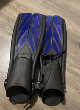 Atomic Aquatics 'Smoke on the Water' Boot Split Fins - Size Large  RRP £269.95