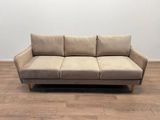 Dippy Velvet 3 Seater Sofa –