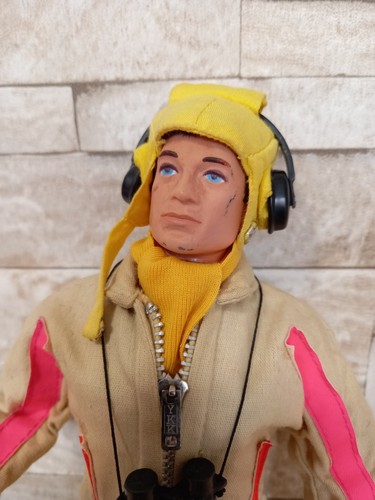 Vintage action man landing - man,