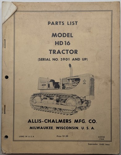 Vintage allis chalmers model - allis,