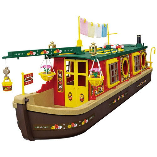 Sylvanian families canal boat - families,