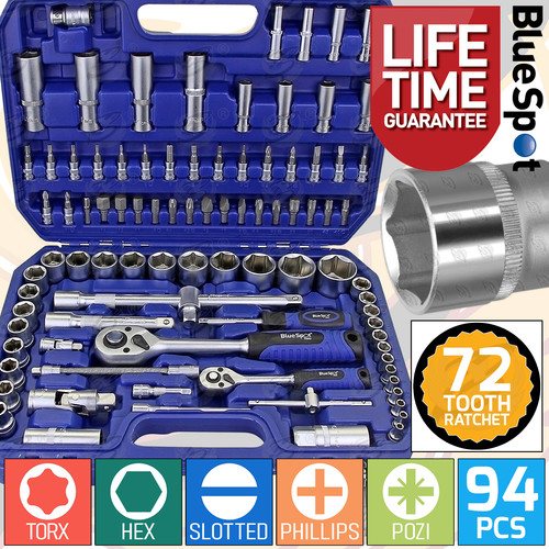 Bluespot socket set 1 2 - set, 1/4"&1/2"