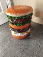 Rare Ceramic Burger Stool Seat