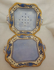 Rare Royal Winton Grimwades 'Ming'  Perforated Salad Plate &Tray - Pattern 854