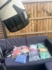 Hairdryer On Stand. Perm Rods 9 Bags  Hair Rollers 5 Bags  Different Sizes £100
