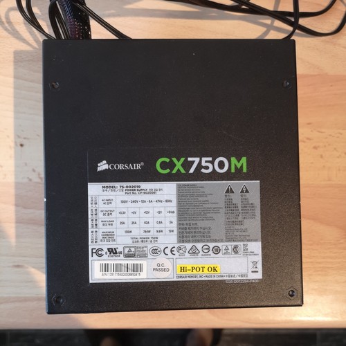 Corsair cx750m model - cx750m, model-