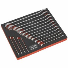 SEALEY SPANNER SET 16PC METRIC