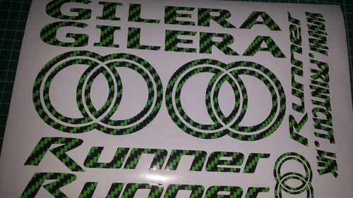 Gilera runner decals stickers - gilera, decals/stickers
