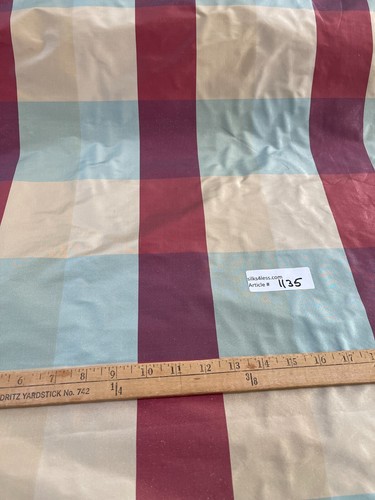 Silk taffeta plaid off - taffeta,