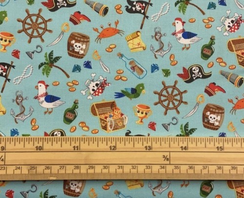 Fat quarter pirate icons - quarter,