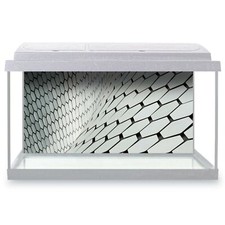 Fish Tank Background 90x45cm - Hexagon Modern Architecture Pattern  #45325