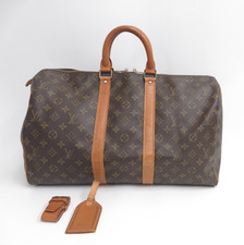 Authentic Louis Vuitton Monogram Duffle Boston Bag  Keepall 45 #47653