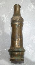 Vintage Brass Fire Hose Nozzle