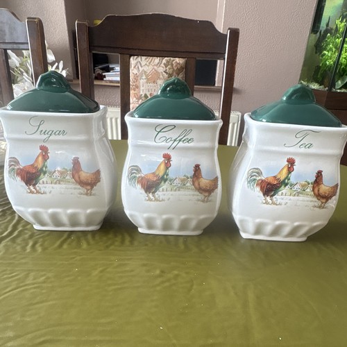 Rustic hen sugar tea coffee - hen, sugar/tea/coffee