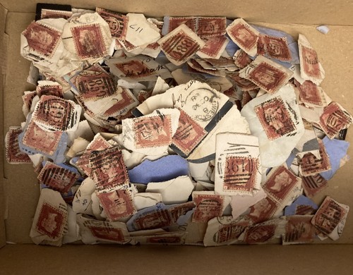50x used 1858 1879 - gb, penny