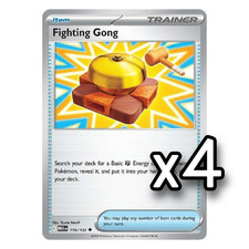 4x Fighting Gong 116/132 Mega