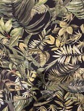 Lady McElroy Lana Crepe Fabric Jungle Print Destash 4 metres