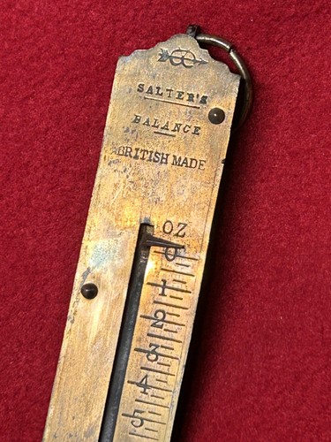 Antique salters balance brass - antique,
