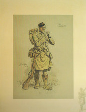 Snaffles Art Scottish Kilted