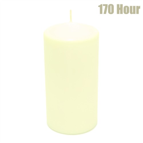 170 hour cream votive pillar - 170,