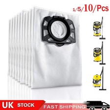 1/5/10 Pack Fleece Cloth Dust Bags fit Karcher WD2 PLUS WD3 KWD1 KWD3 Wet& Dry