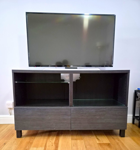 Ikea besta black dark - black,