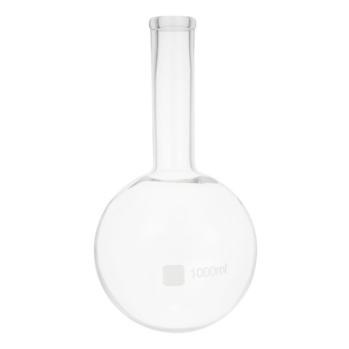 Transparent glass round bottom - transparent,