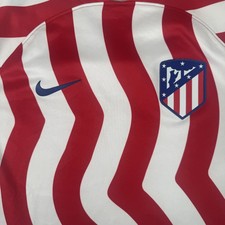 Rare Original Atletico Madrid 2022/2023 Home Football Shirt Mens Large