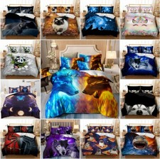 Skull Animals Print Duvet