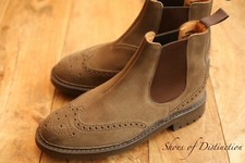 Church's Mcentyee Brown Suede Chelsea Brogue Boots Men's UK 8 G US 9 EU 42