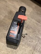 Choke, Run Lever Box Assembly from a Victa MCA261A Two Stroke Lawn Mower (161)