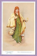 [0093] Artist "Marjorie C. Bates" Postcard Lady Macbeth - Macbeth