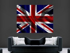 UNION JACK POSTER UJ BRITISH FLAG HUGE GB NATION ART  PRINT LARGE GIANT