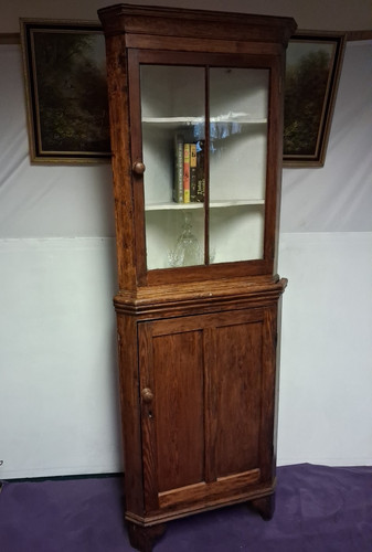 Antique corner cupboard - antique,