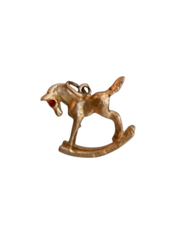 9ct vintage rocking horse