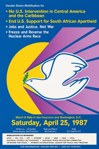 Peace rally 1987 poster - 1987,