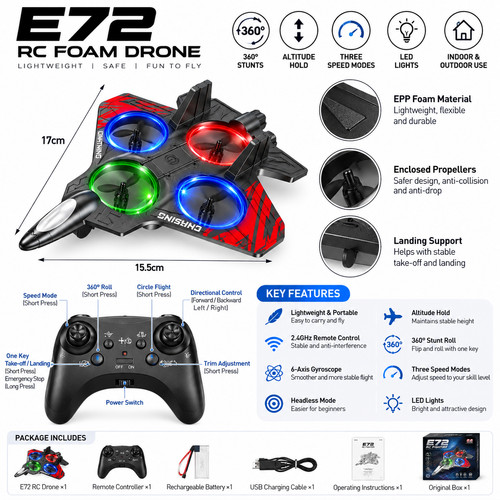 Foam fighter drone 360 - foam,