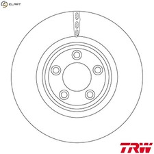 2x BRAKE DISC DF6223S FOR