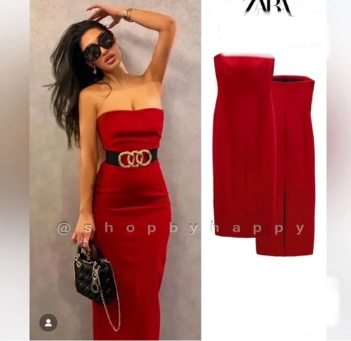 Zara new red - red, dress
